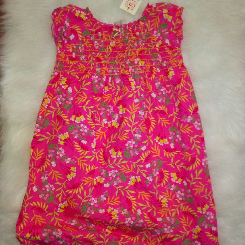 NWT Hanna Andersson Smocked and Ruffled Sundress